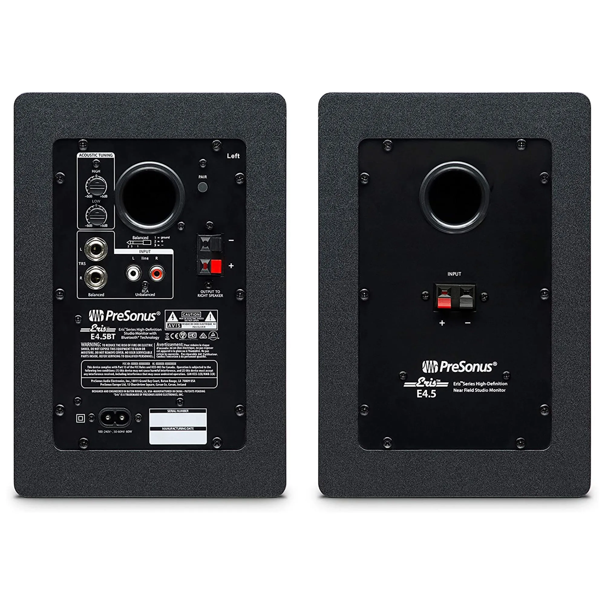 PreSonus Eris 4.5 BT 4.5" Powered Studio Monitors with Bluetooth
