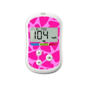 Puffy Hearts for OneTouch Verio Flex Glucometer