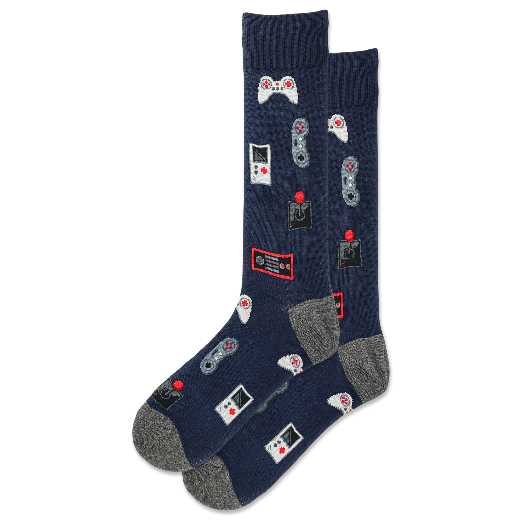 "Gaming" Cotton Crew Socks by Hot Sox - Large