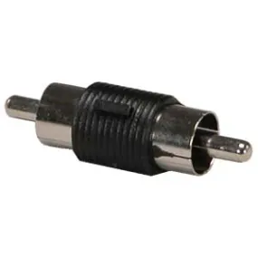 RCA Male to Male Coupler Plastic - Pack of 10PCS