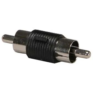 RCA Male to Male Coupler Plastic - Pack of 10PCS