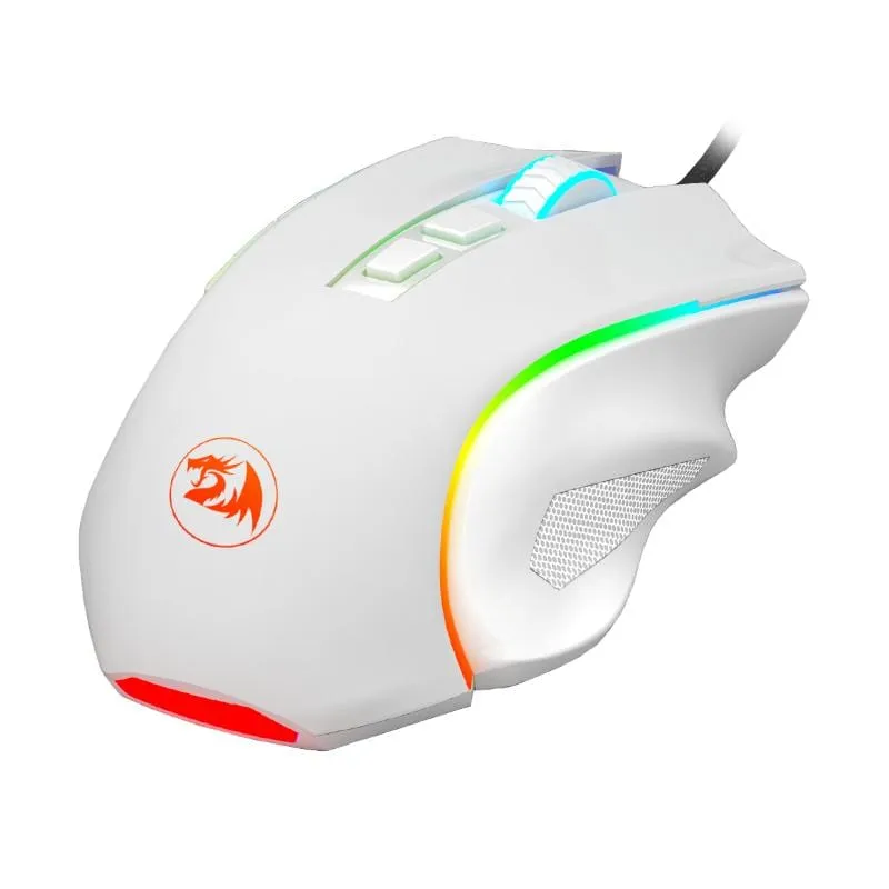 Redragon Griffin 7200 Dpi Gaming Mouse White Rd M607 W