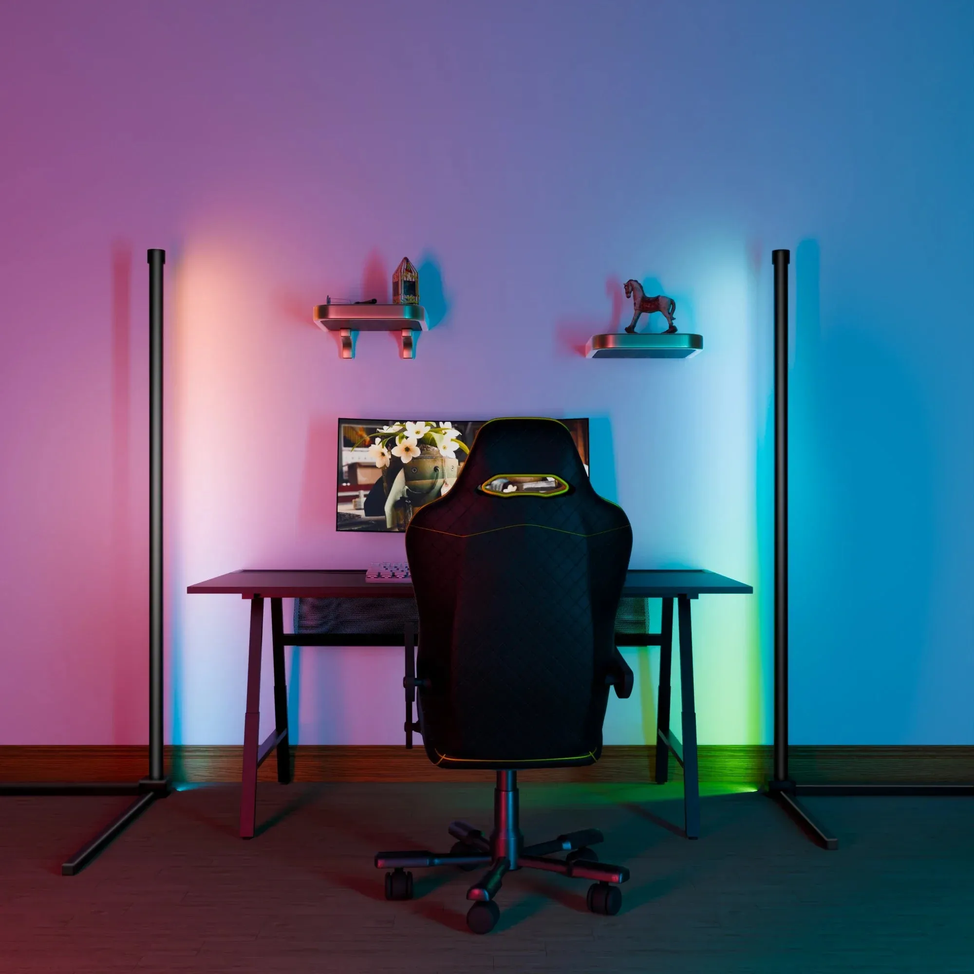 RGB Floor Lamp with Music Sync and 16 Million Colors