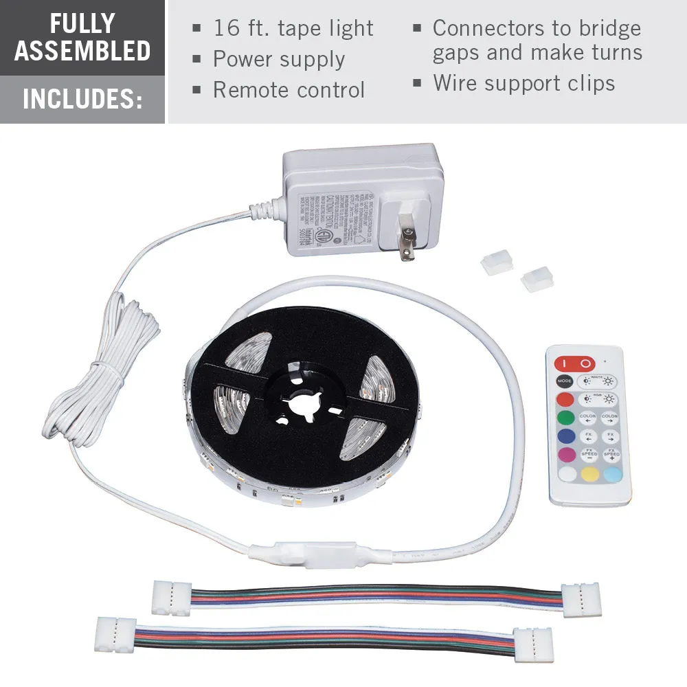 RibbonFlex Home 24V RGB W Multicolor LED Strip Light Kit