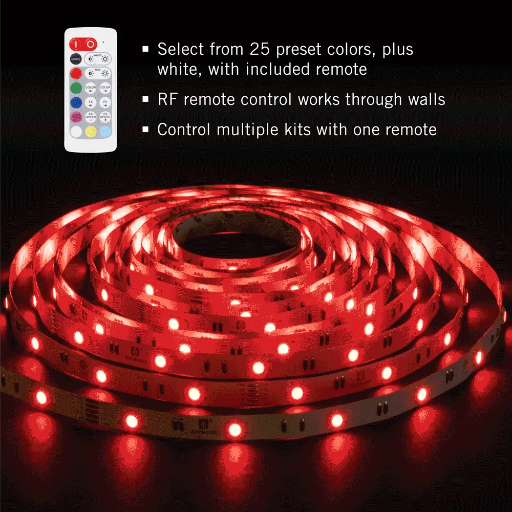 RibbonFlex Home 24V RGB W Multicolor LED Strip Light Kit