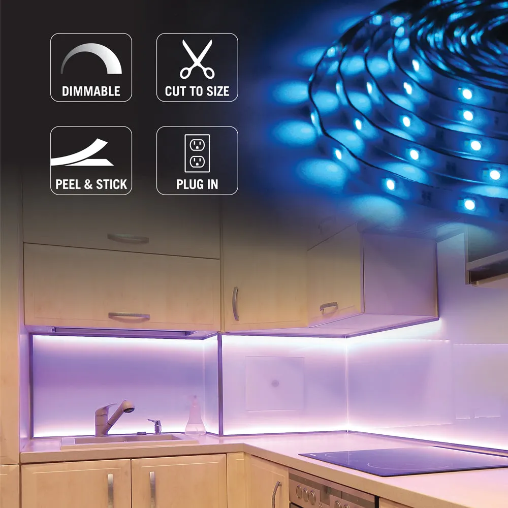 RibbonFlex Home 24V RGB W Multicolor LED Strip Light Kit