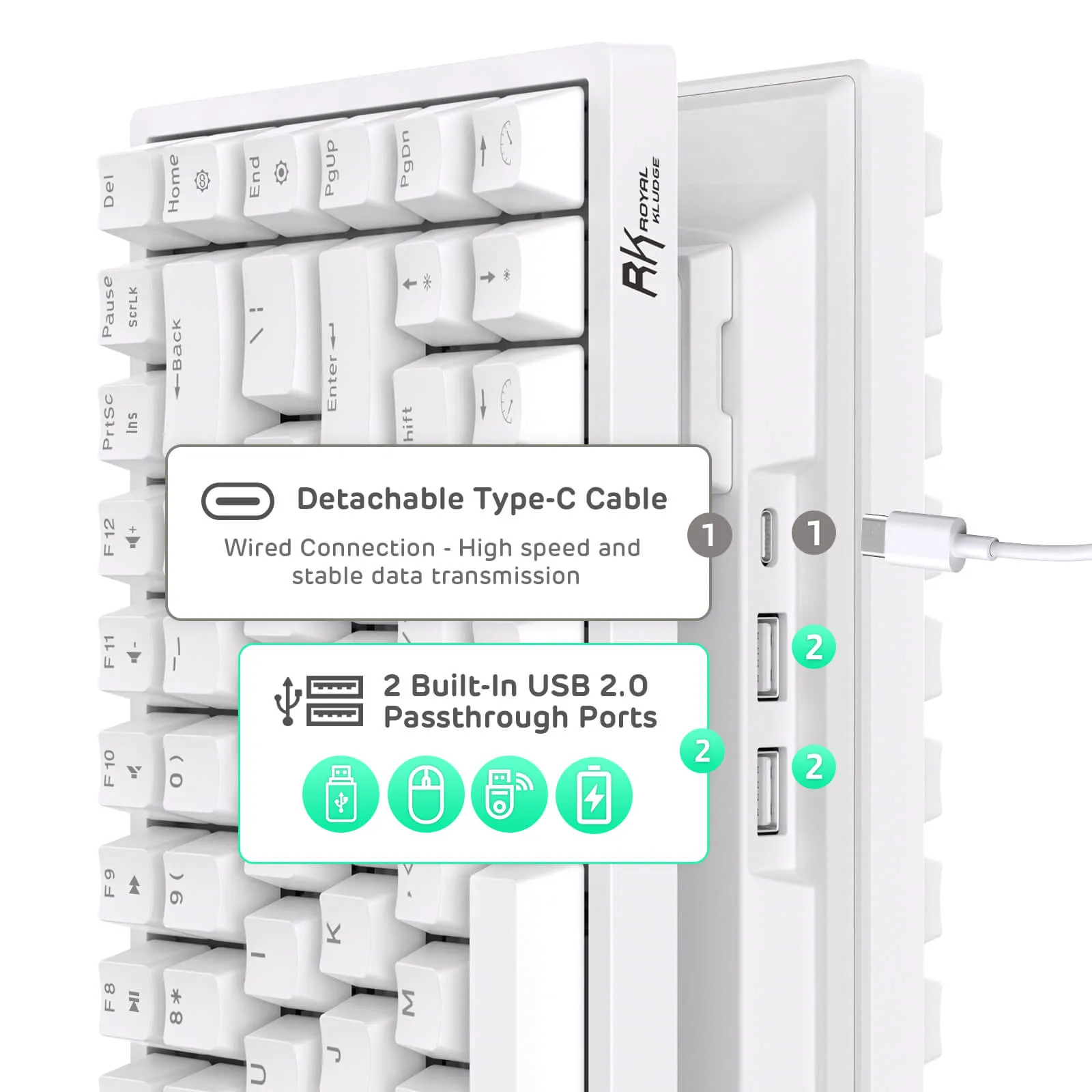RK84 75% Wireless Mechanical Keyboard (Open-Box)