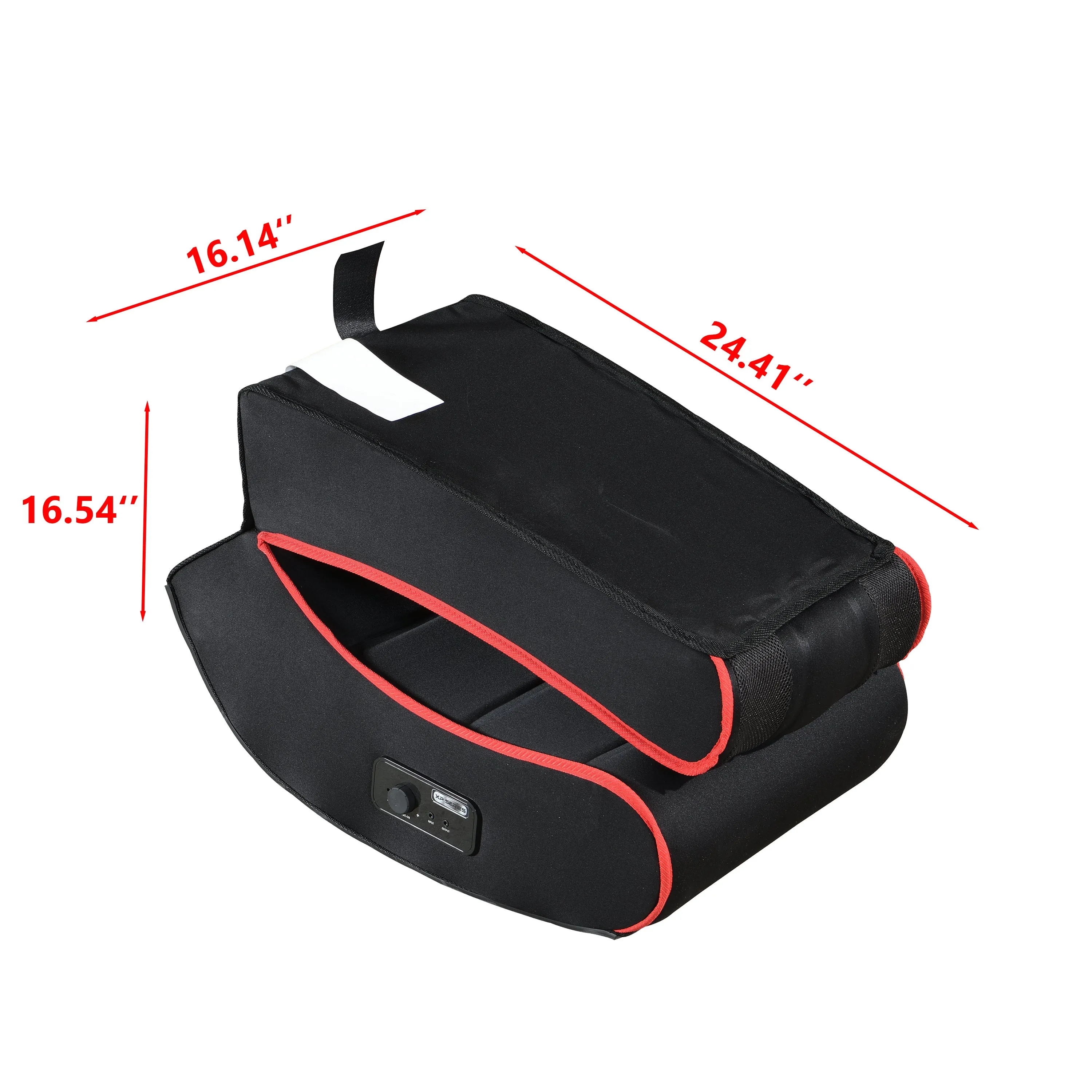Rocco Foldable Gaming Chair - Black Red