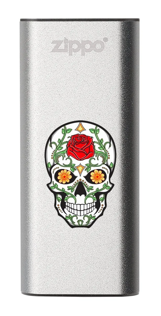 Rose Sugar Skull: HeatBank<sup>®</sup> 3 Rechargeable Hand Warmer