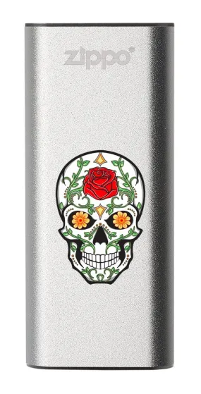 Rose Sugar Skull: HeatBank<sup>®</sup> 3 Rechargeable Hand Warmer