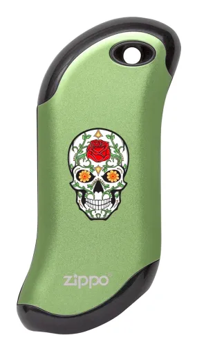 Rose Sugar Skull: HeatBank<sup>®</sup> 9s Rechargeable Hand Warmer