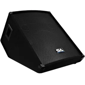 SA-15MTSingle - 15" Floor / Stage Monitor Wedge Style with Titanium Horn