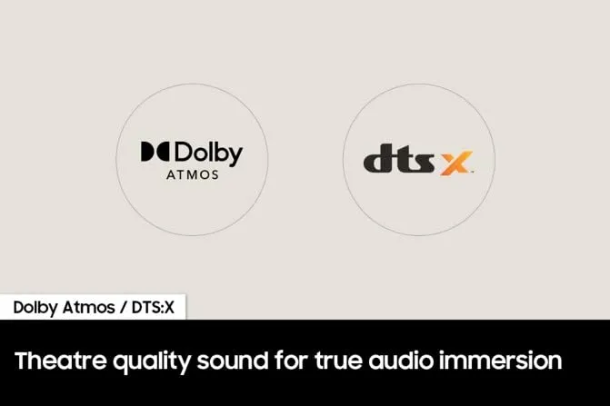 SAMSUNG HW-C450 2.1ch Soundbar w/DTS Virtual X, Subwoofer Included, Bass Boost, Adaptive Sound Lite, Game Mode, Bluetooth, Wireless Surround Sound Compatible (Newest Model),Black