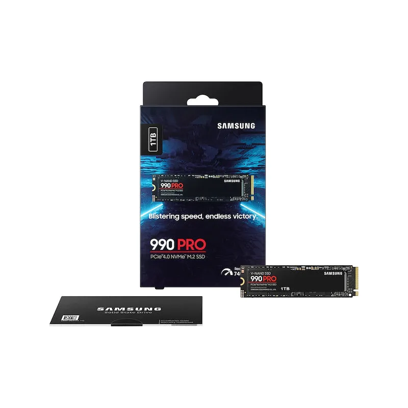 Samsung M.2 NVMe 990 PRO SSD (1TB/2TB/4TB)  MZ-V9P1T0BW MZ-V9P1T0CW MZ-V9P2T0BW