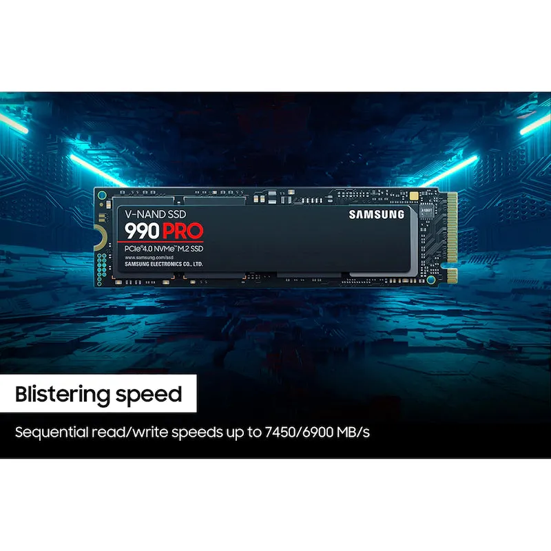 Samsung M.2 NVMe 990 PRO SSD (1TB/2TB/4TB)  MZ-V9P1T0BW MZ-V9P1T0CW MZ-V9P2T0BW