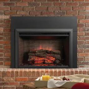 SimpliFire 32-In Built-In Electric Fireplace Insert with Small Surround Trim