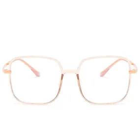 Star - Fashion Blue Light Blocking Computer Reading Gaming Glasses - Transparent Tea