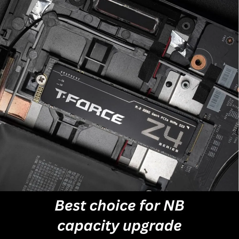 TEAMGROUP T-Force Z44A5 M.2 2280 NVMe PCIe Gen 4.0 Internal Gaming SSD With Patented Graphene Heatsink (512GB / 1TB)
