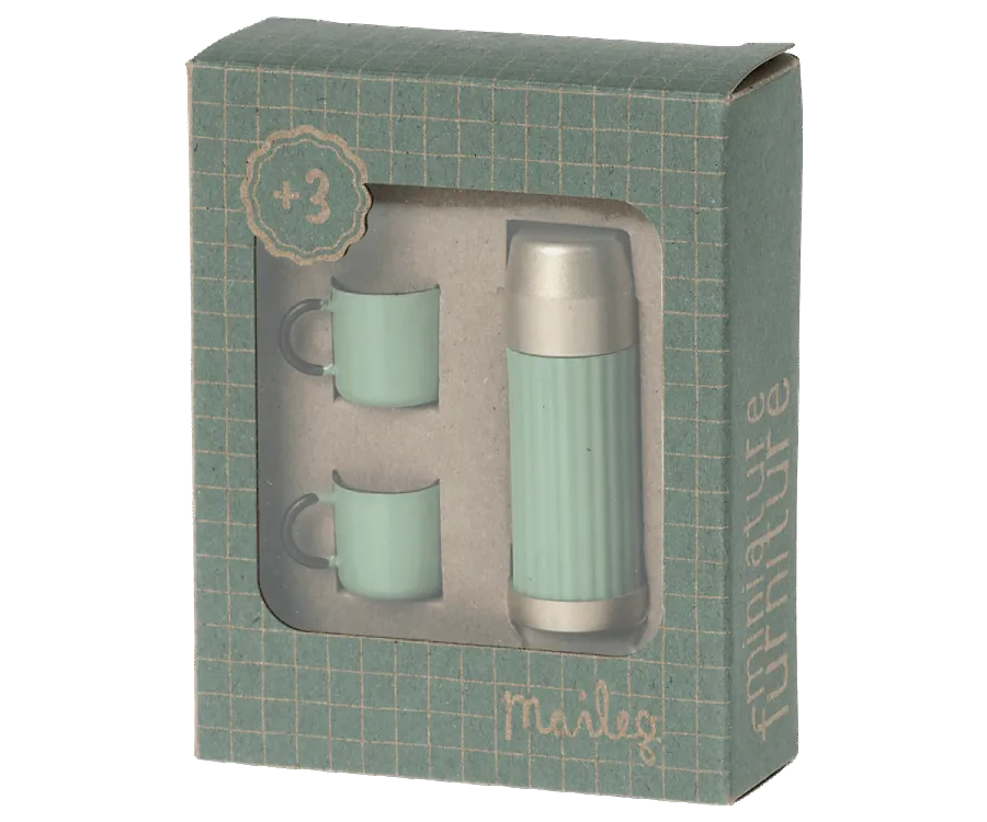 Thermos and Cups - Mint