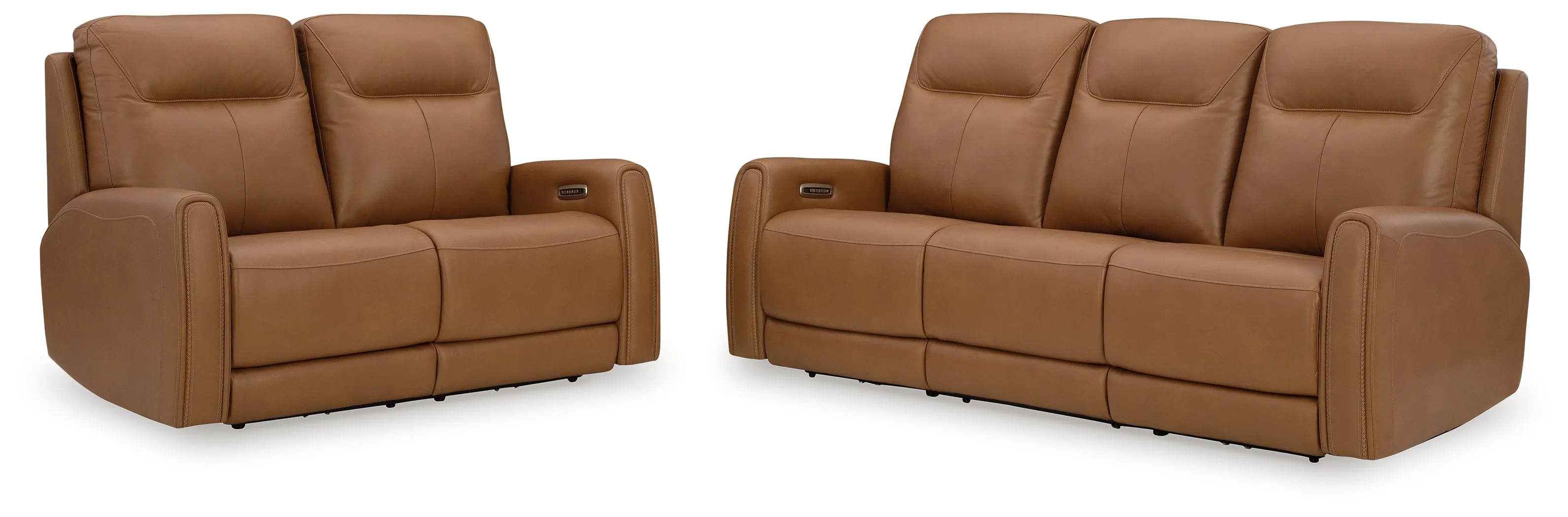 Tryanny Sofa and Loveseat in Butterscotch