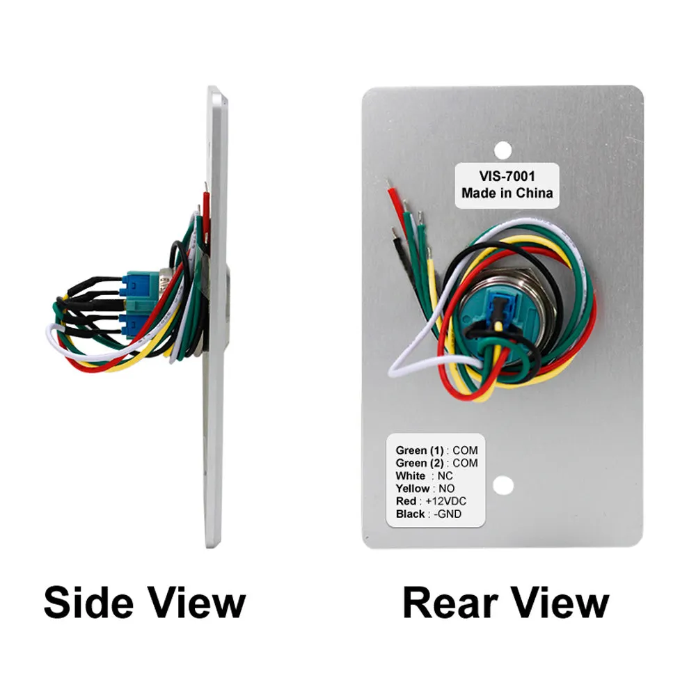 Visionis FPC-5553 One Door Access Control 2600lbs Electric Drop Bolt Fail Secure Time Delay   Indoor Use Only Keypad / Reader Standalone   Mini Controller   Wiegand 26, No Software, EM Card   PIR Kit