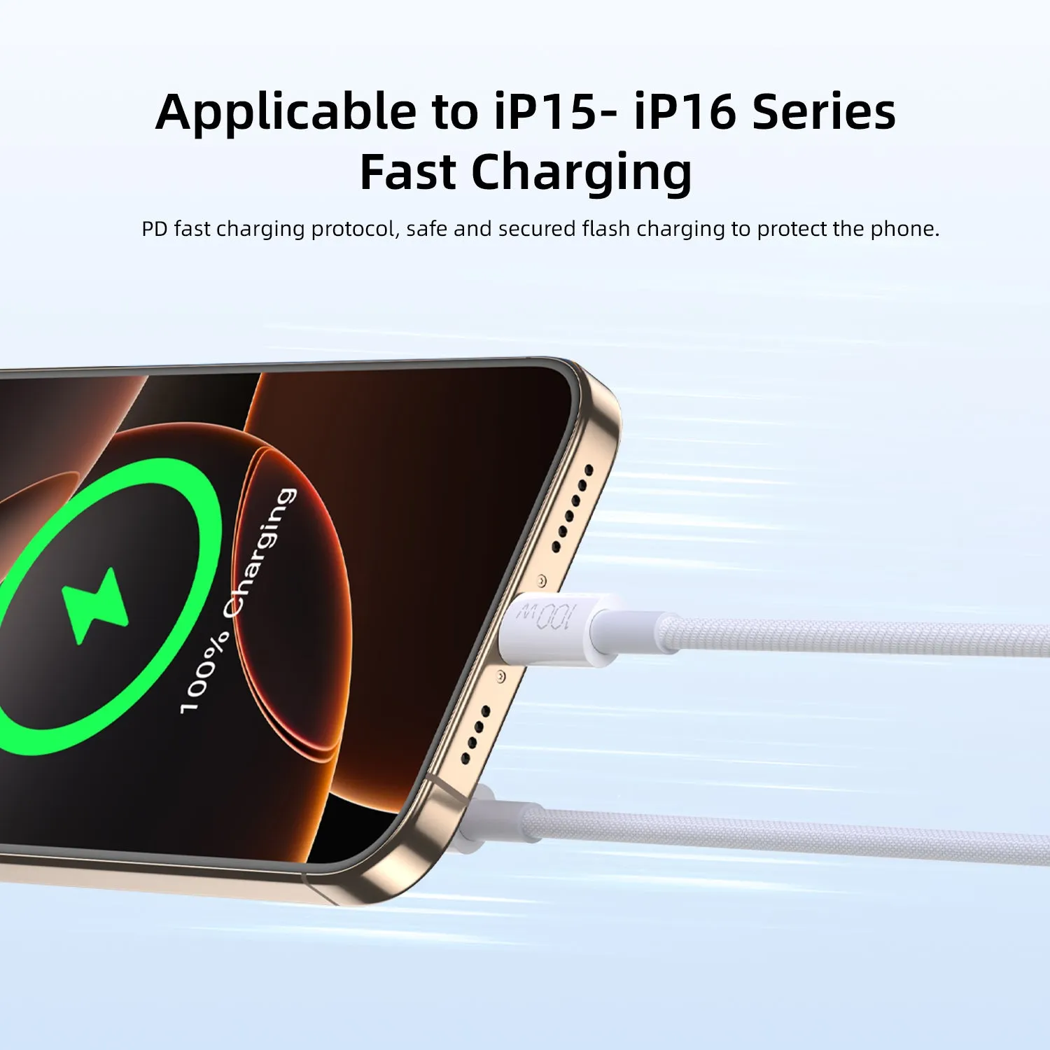 Vyvylabs Prime Series Fast Charging Cable Type-C to Type-C 100W 2M