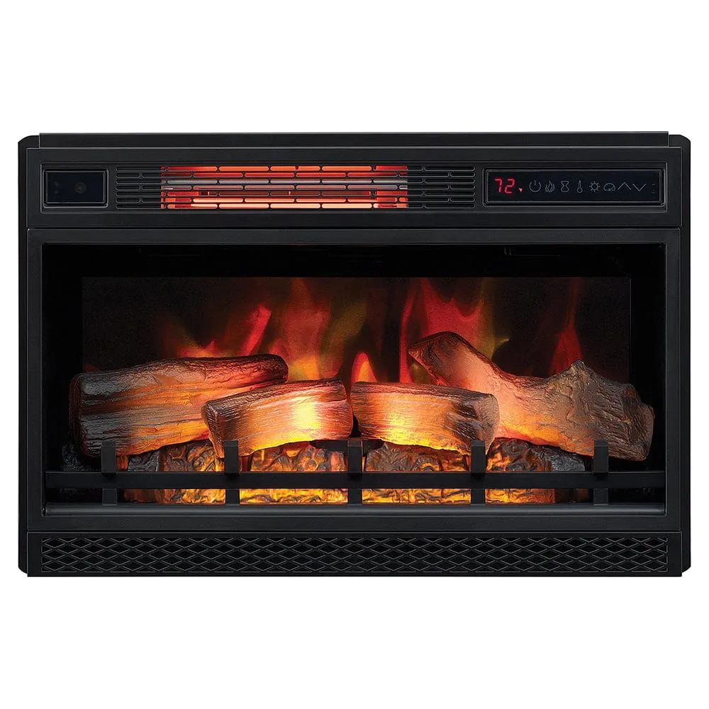 Walker 60-in Electric Fireplace TV Stand in Dark Cherry