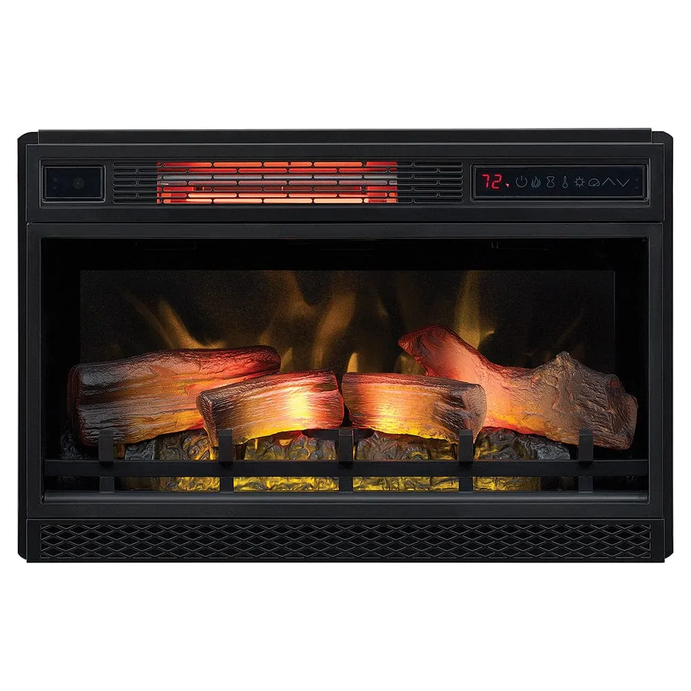 Walker 60-in Electric Fireplace TV Stand in Dark Cherry