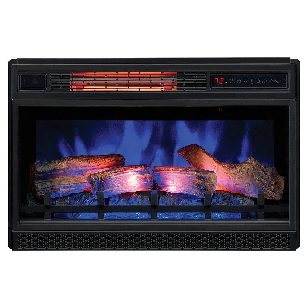 Walker 60-in Electric Fireplace TV Stand in Dark Cherry