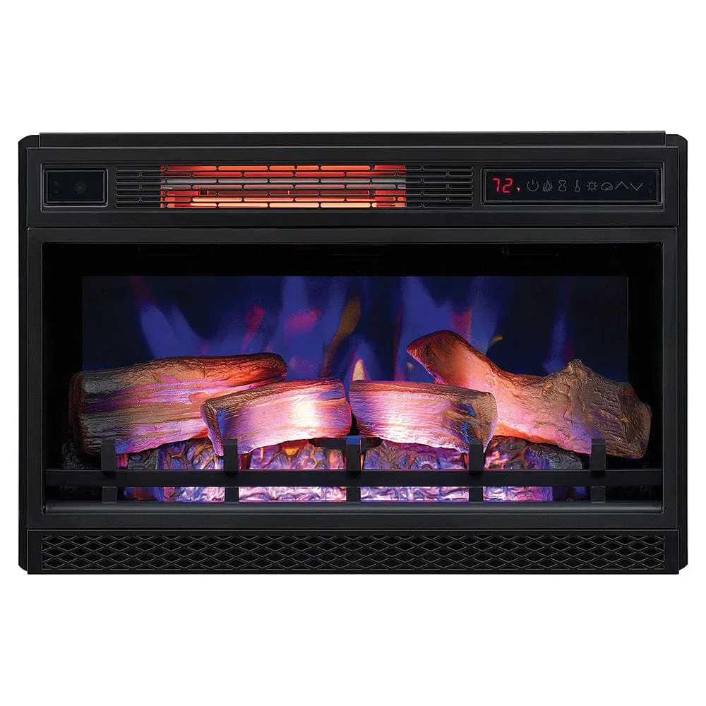 Walker 60-in Electric Fireplace TV Stand in Dark Cherry