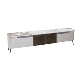 WILLOW 2-Drawer Ceramic TV Stand
