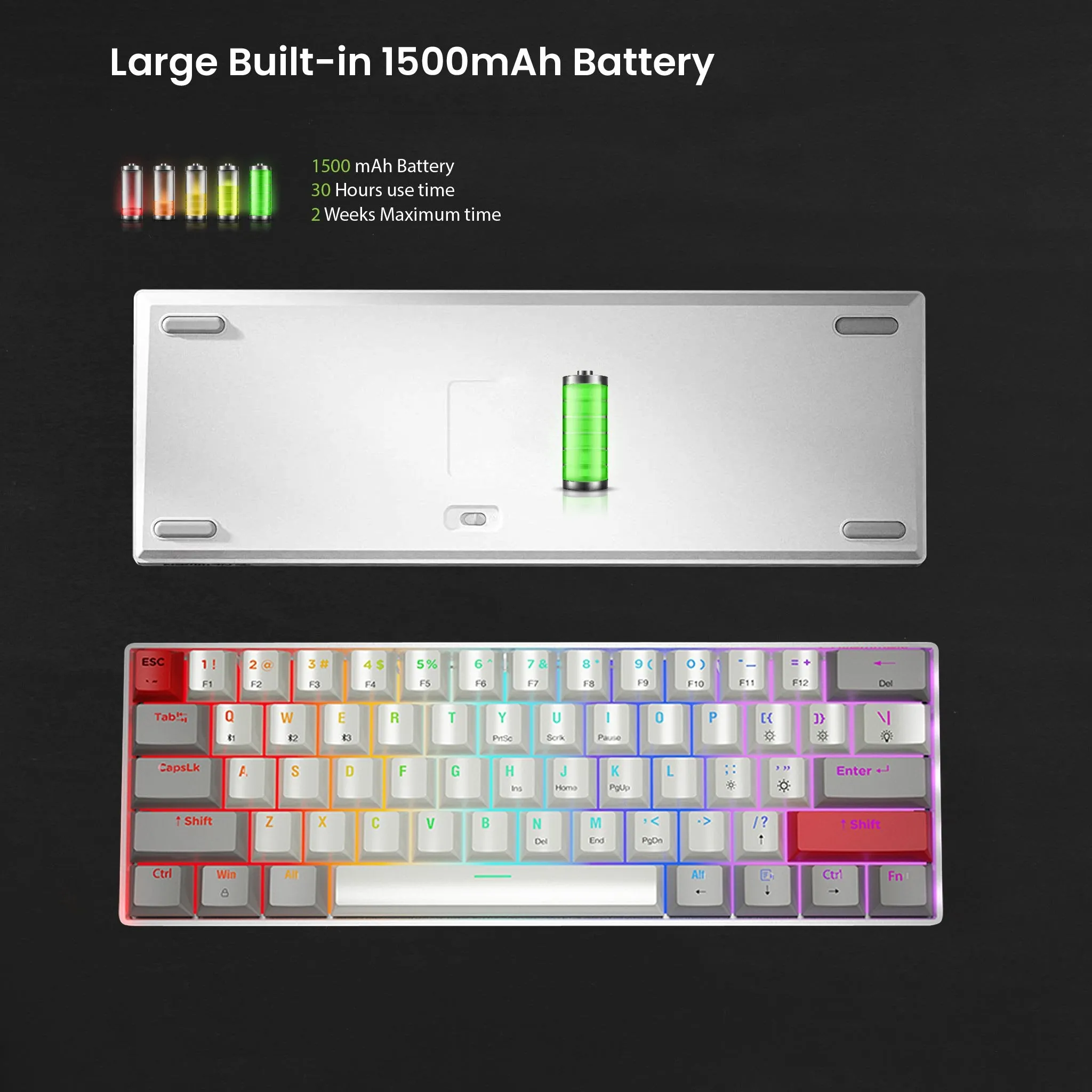 Wireless Bluetooth Mechanical Keyboard