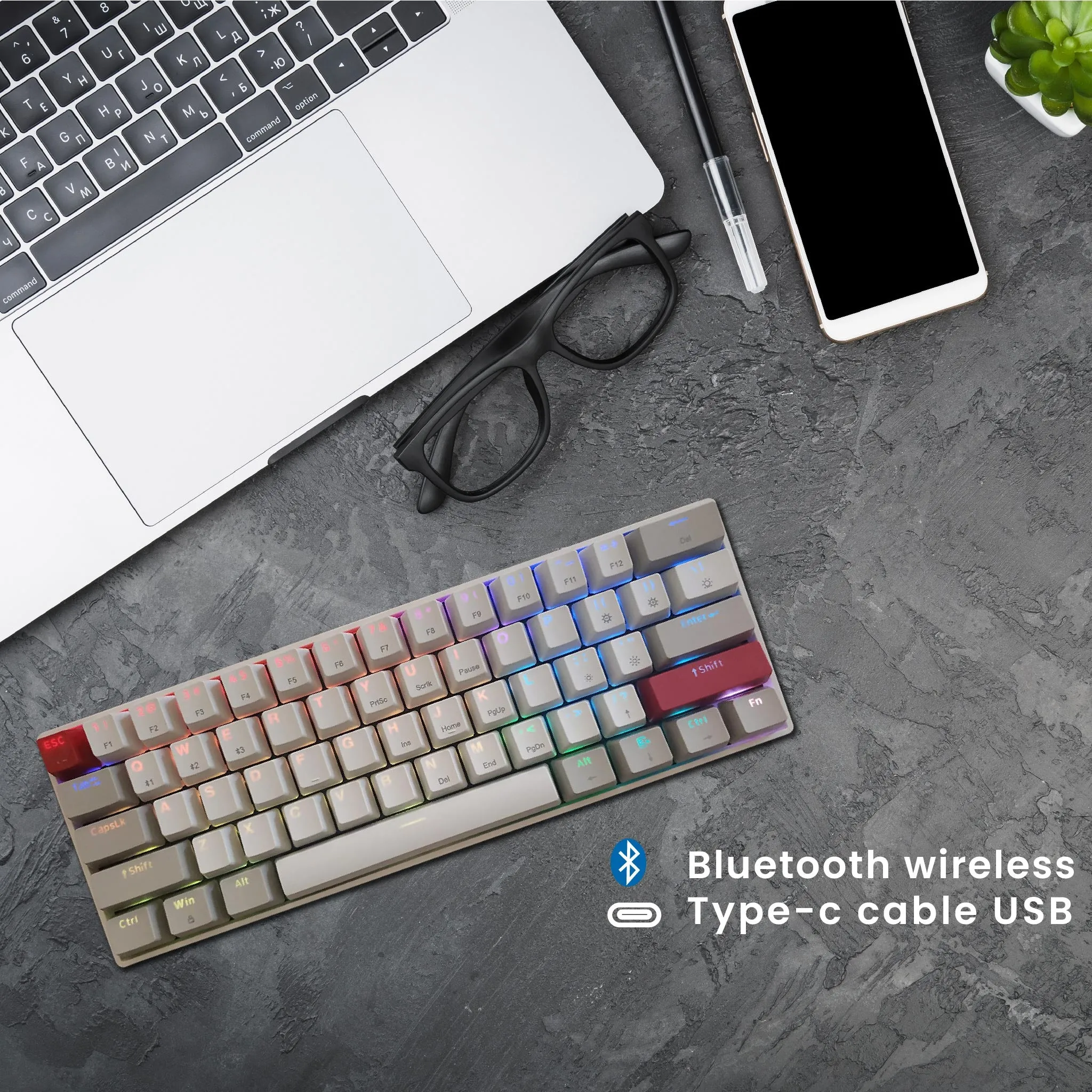 Wireless Bluetooth Mechanical Keyboard