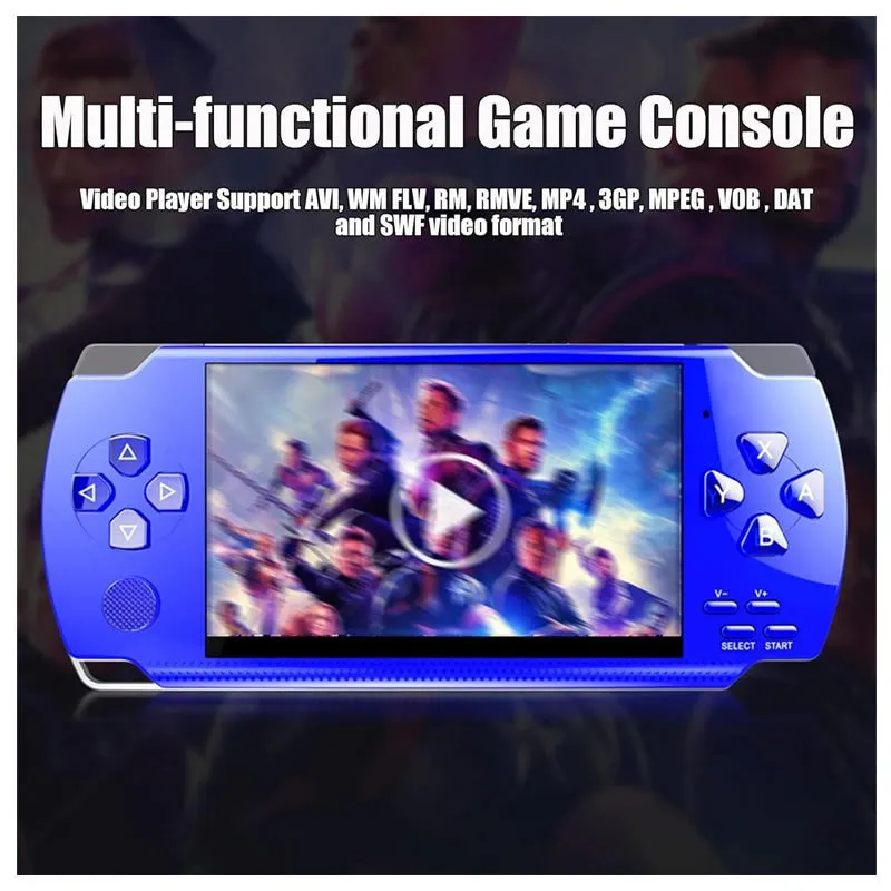 X6 Inch Screen Handheld Video Game Console Ad-244