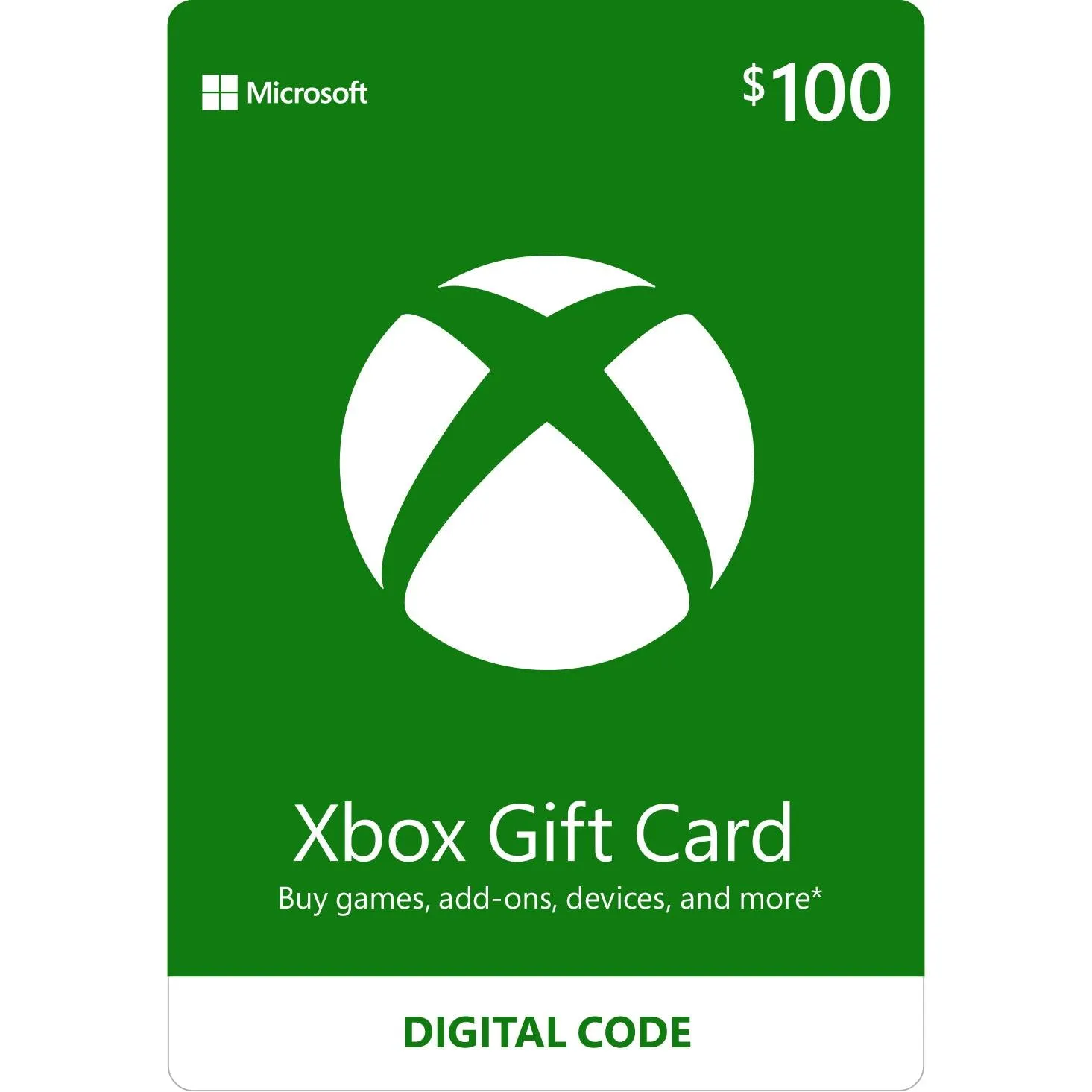 Xbox $100 Gift Card (Digital Download)