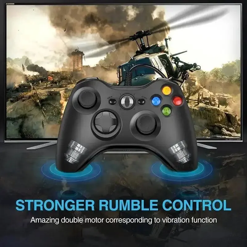 Xbox 360 style wired Slim Pad Game Controller